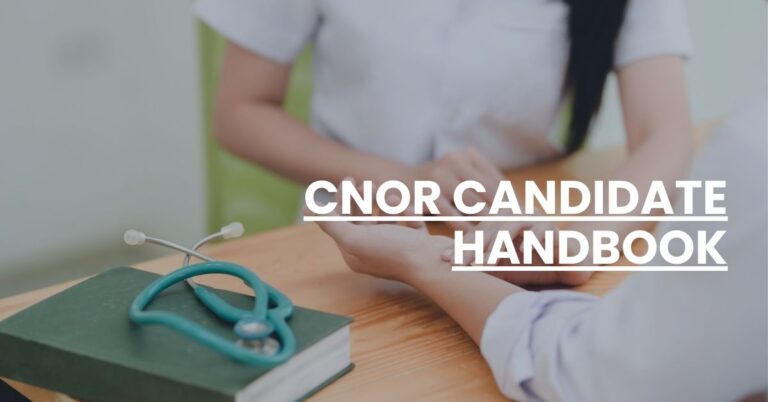 CNOR Candidate Handbook Feature Image