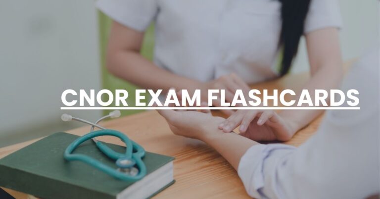 CNOR Exam Flashcards Feature Image